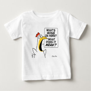 T-shirt Pour Bébé Poulet existentiel par Sandra Boynton