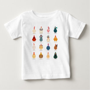 T-shirt Pour Bébé  Poulet mou