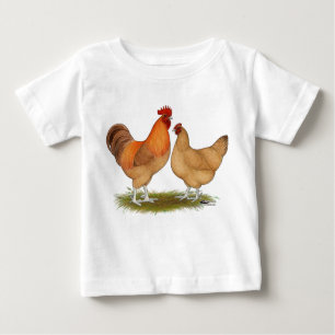 T-shirt Pour Bébé Poulets de couleur chamois du Lincolnshire