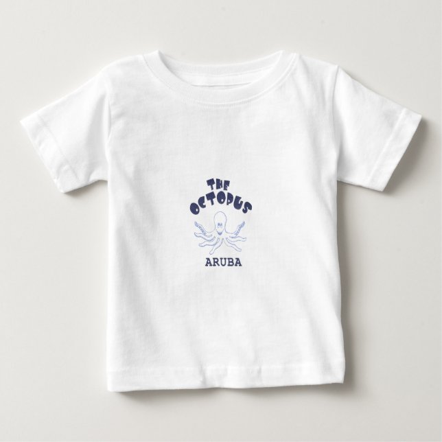 T-shirt Pour Bébé Poulpe d'enfant en bas âge (Devant)