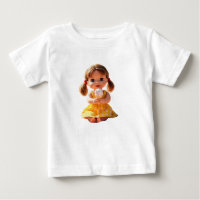 Poupée adorable Profitant De Crème Glaciaire Bébé