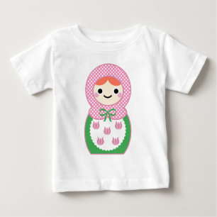 T-shirt Pour Bébé Poupée de Matryoshka