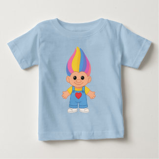 T-shirt Pour Bébé Poupée Troll Arc-en-Ciel Mignonne