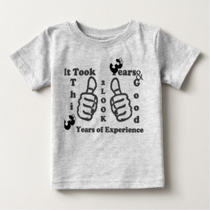 T-shirt Pour Bébé Pour avoir l'air bien Hakuna Matata, il a fallu 3