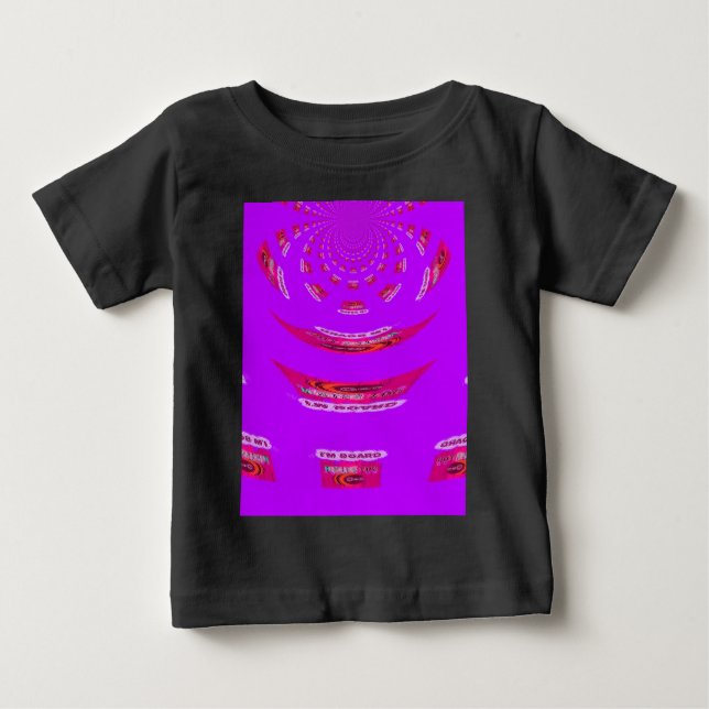 T-shirt Pour Bébé Pour drôle, je me manque de toi (Devant)