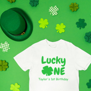 T-shirt pour bébé pour le 1er anniversaire de Luck
