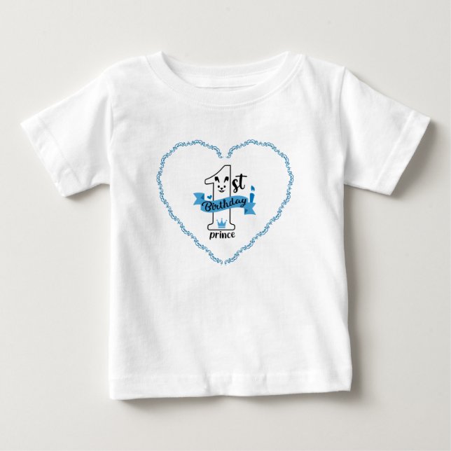 T-Shirt pour bébé pour le premier anniversaire de  (Devant)
