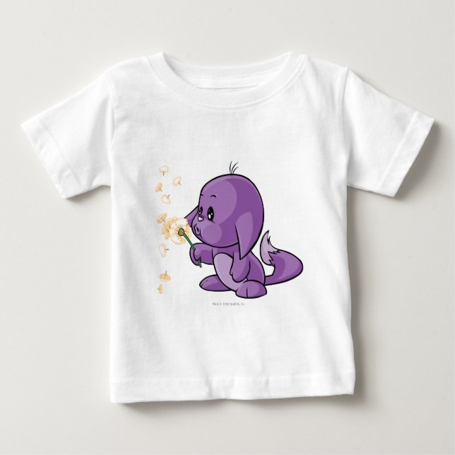 T-shirt Pour Bébé Pourpre de Kacheek (Devant)