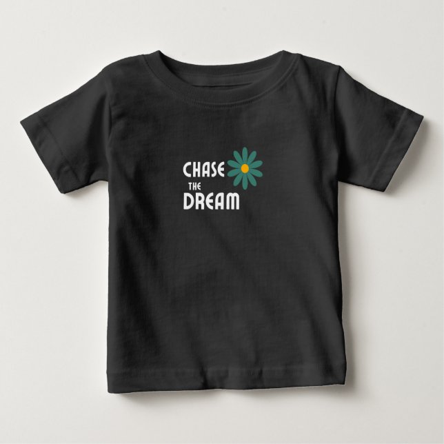 T-shirt Pour Bébé Poursuivre le rêve (Devant)