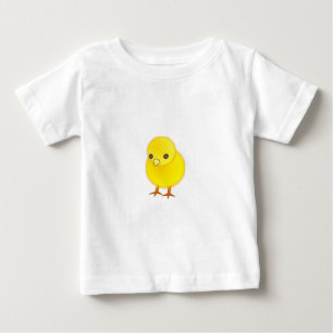 T-shirt Pour Bébé Poussin T-Chemise-Animal-Jaune de bébé de