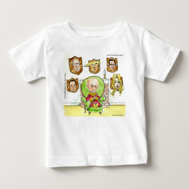 T-shirt Pour Bébé Poutine le chasseur obtient pas mon président Trum (Devant)