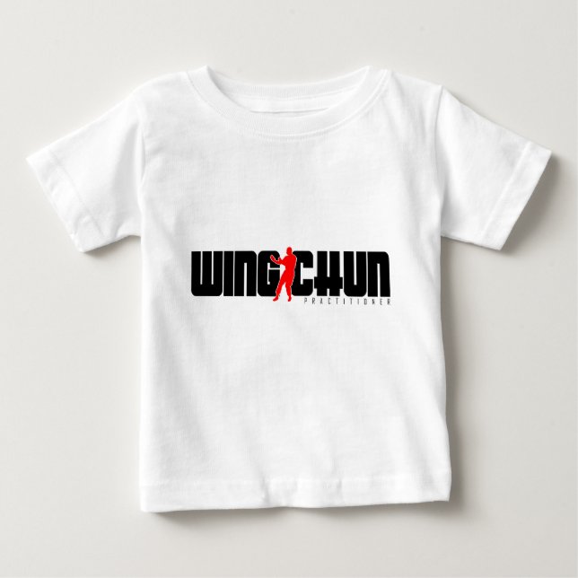 T-shirt Pour Bébé Praticien de Wing Chun (Devant)