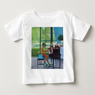 T-shirt Pour Bébé Pratique en matière de piano de Poolside