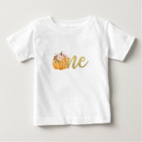 Premier anniversaire Citrouille UNE chemise - Flor