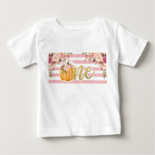 T-shirt Pour Bébé Premier anniversaire Citrouille UNE chemise - Gran