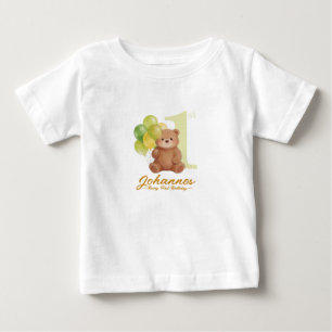 T-shirt Pour Bébé Premier anniversaire de Beary