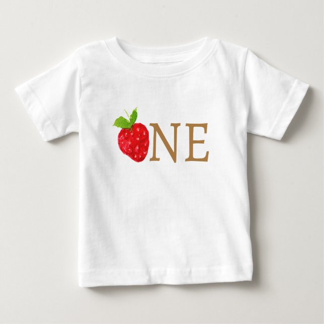 T-shirt Pour Bébé Premier anniversaire de la fraise de Berry (Devant)