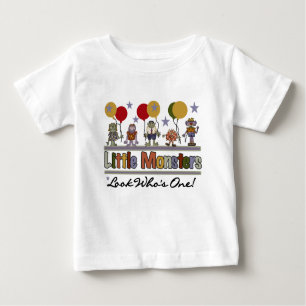 T-shirt Pour Bébé Premier anniversaire de petits monstres