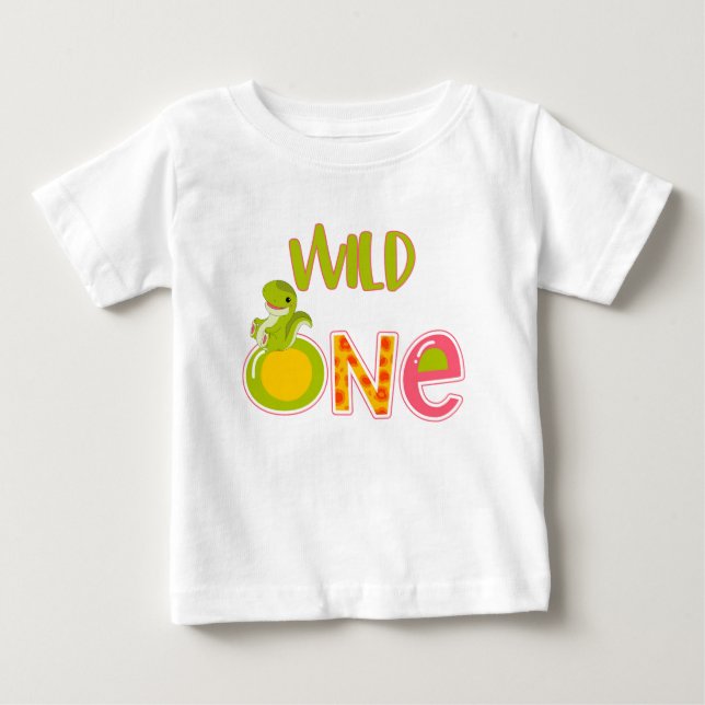 T-shirt Pour Bébé Premier anniversaire de Wild One  (Devant)