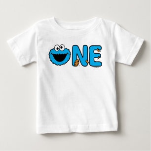 T-shirt Pour Bébé Premier anniversaire du Cookie Monster