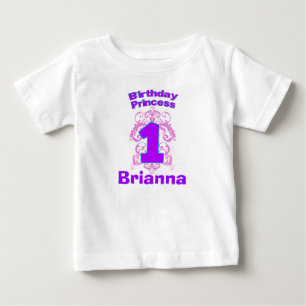 T-shirt Pour Bébé Premier anniversaire princesse chemise