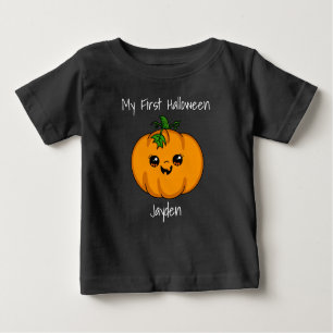 T-shirt Pour Bébé Premier bébé personnalisé Halloween