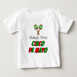 T-shirt Pour Bébé Premier Cinco De Mayo de bébé