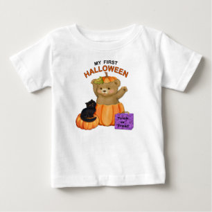 T-shirt Pour Bébé Premier Halloween Teddy