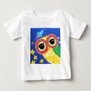 T-shirt Pour Bébé Premier hibou dans l'espace