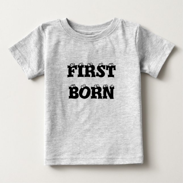 T-shirt Pour Bébé Premier né (Devant)