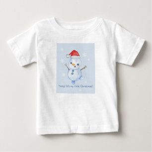 T-shirt Pour Bébé Premier Noël du bébé
