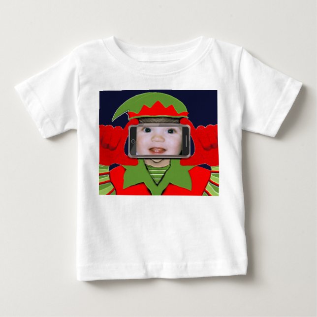 T-shirt Pour Bébé Premier Noël du bébé (Devant)