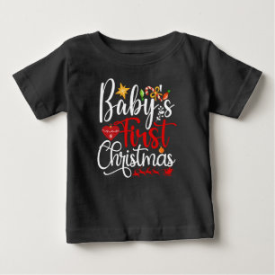 T-shirt Pour Bébé Premier Noël du bébé-84604