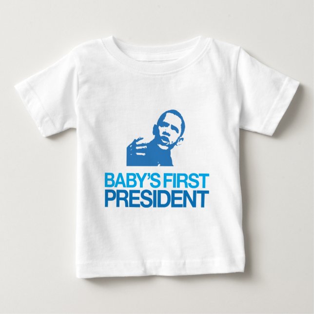 T-shirt Pour Bébé Premier président du bébé (Devant)