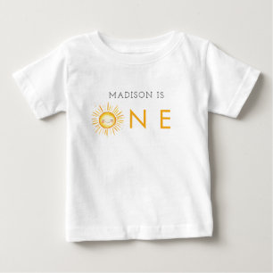 T-shirt Pour Bébé premier tour autour du soleil 