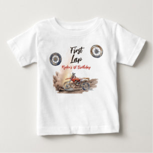 T-shirt Pour Bébé Premier Tour Petit Pilote 1er Anniversaire