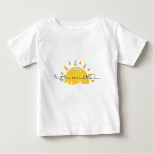 T-shirt Pour Bébé Premier Voyage Autour Du Soleil Premier Anniversai