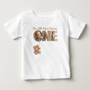 T-shirt Pour Bébé Première année de petit ours photo Beary