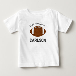 T-shirt Pour Bébé Première année Football Boy Premier anniversaire