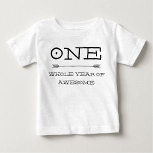 T-shirt Pour Bébé Première chemise d'anniversaire
