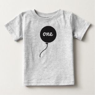 T-shirt Pour Bébé Première chemise de l'anniversaire du bébé