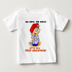 T-shirt Pour Bébé Première chemise de Noël