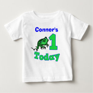 T-shirt Pour Bébé Première chemise personnalisable de Froggy de