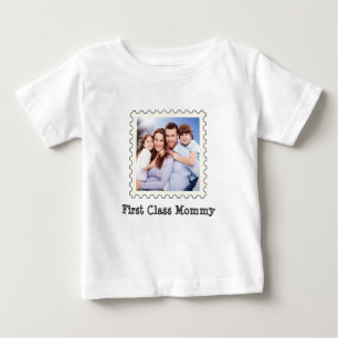 T-shirt Pour Bébé Première Classe maman Meilleure maman personnalisé
