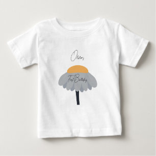 T-shirt Pour Bébé Première fête d'anniversaire Chamomile Fleur migno