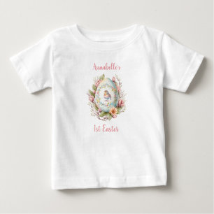 T-shirt Pour Bébé Première Pâques Personnalisée Baby girl Baby T-shi