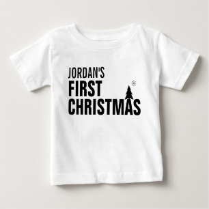 T-shirt Pour Bébé Première robe de Noël de bébé sans manches
