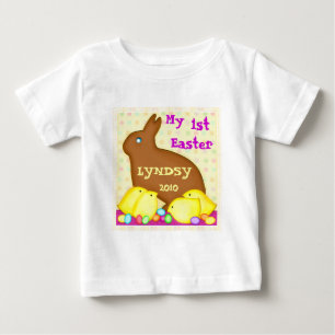 T-shirt Pour Bébé Premiers T-shirt/combinaison de bébé de Pâques 