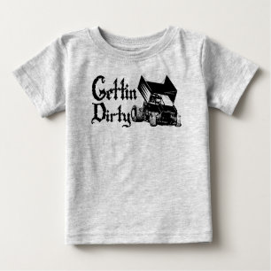 T-shirt Pour Bébé Prendre la voiture sale de sprint