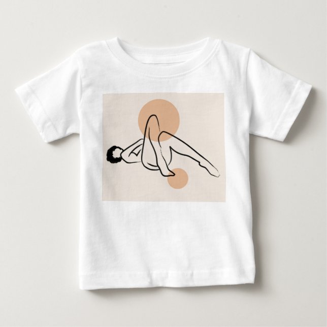 T-shirt Pour Bébé Prendre Son Temps (Devant)
